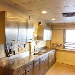 Frying Pan Tower Galley Kitchen