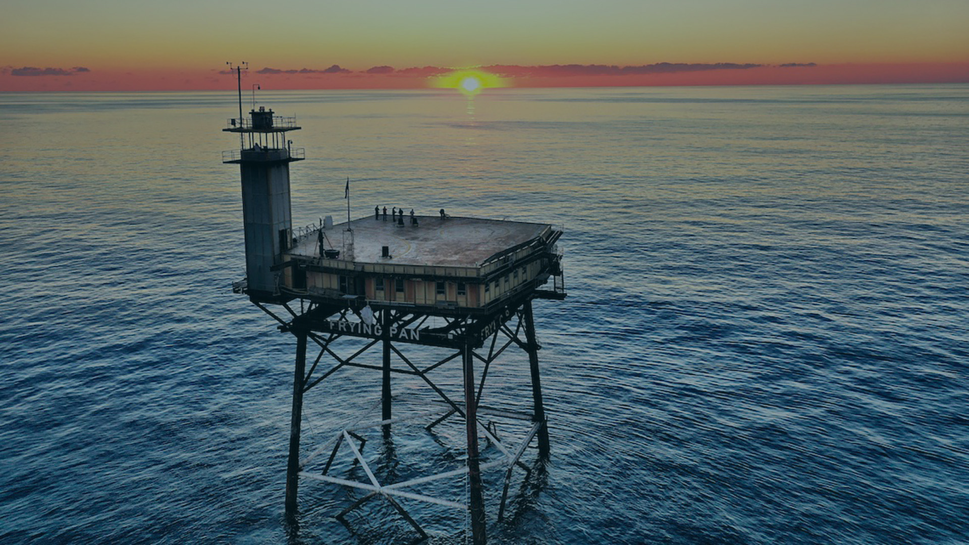 Battle to save to Frying Pan Tower underway 32 miles offshore