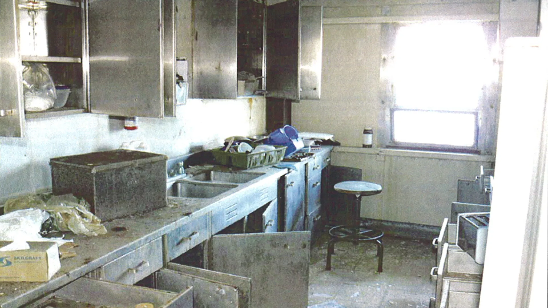 Abandoned Frying Pan Shoals Light Station Kitchen